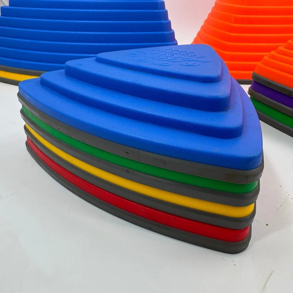 Gonge Balancing River Stones Hilltops Kids OS Multicolor 10 pc Set Non-Slip Pods